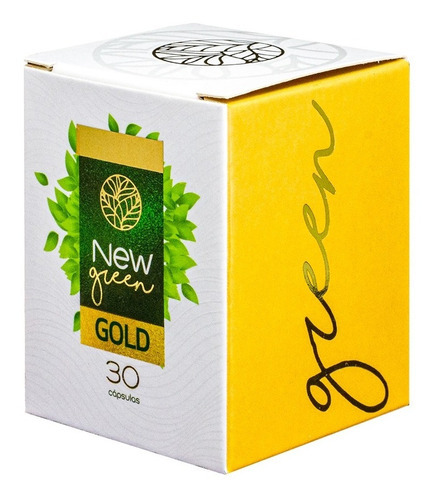 Emagrecedor New Green Gold 30 Cápsulas - Mega